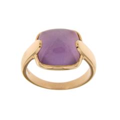 Jona Amethyst Mother of Pearl Gold Ring