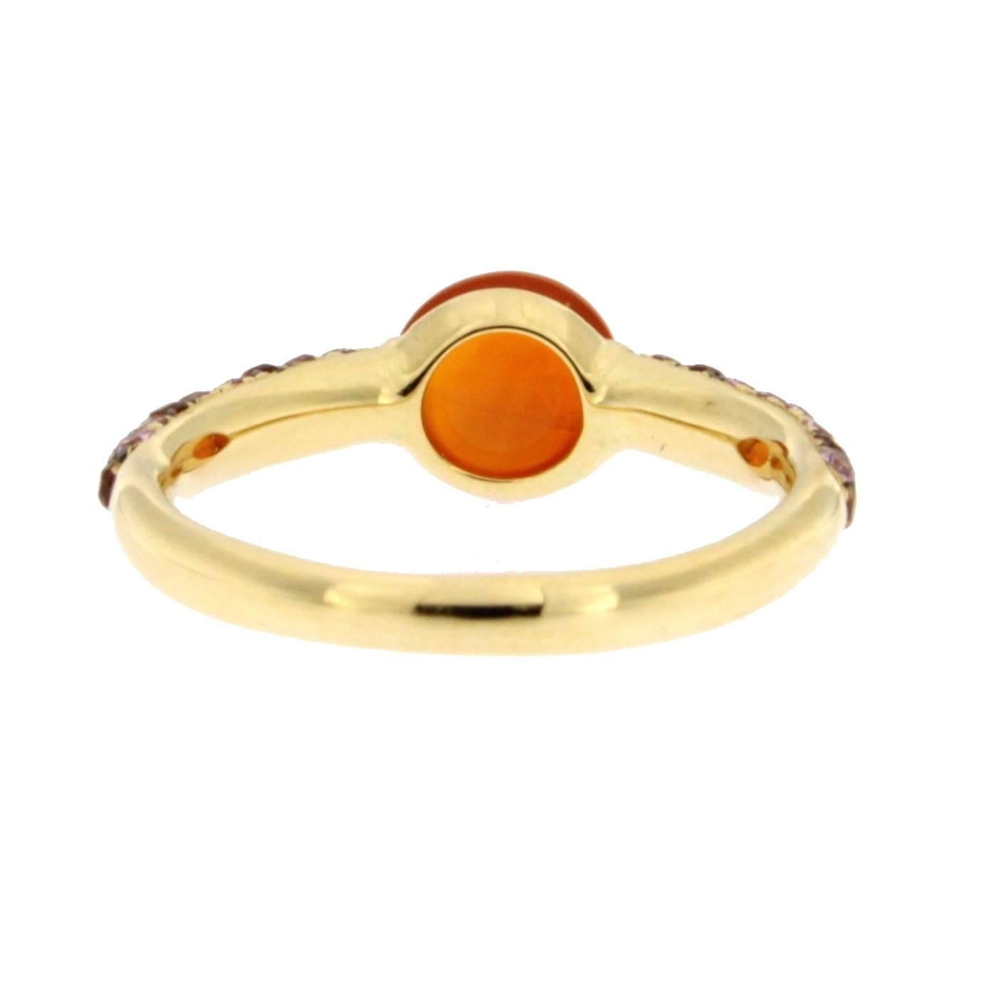 Women's Jona Carnelian Sapphire Gold Ring