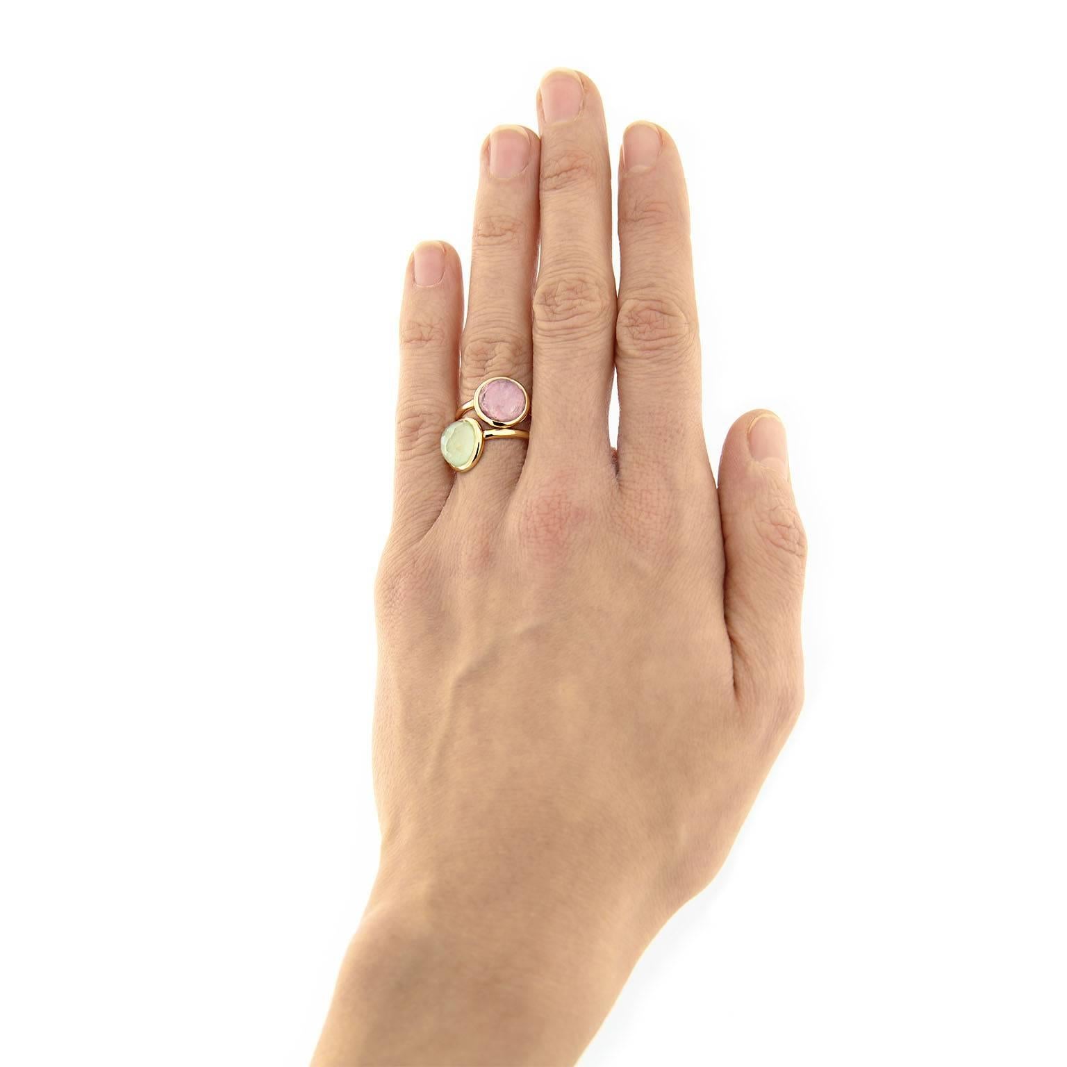 Jona Jade Rock Crystal 18k Yellow Gold Ring 3