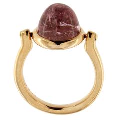 Jona Pink Tourmaline Rose Gold Ring 10