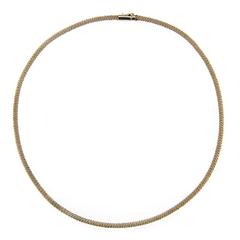Jona White Gold Twisted Wire Choker Necklace 6