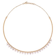Alex Jona Collier choker champagne en or rose 18 carats
