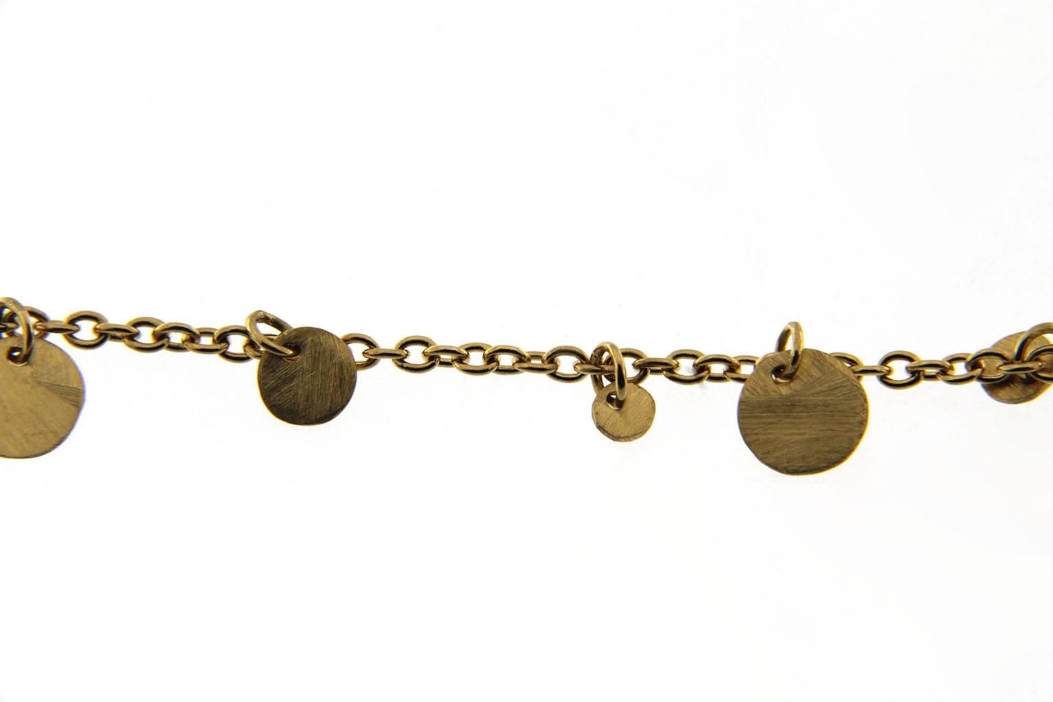 Jona Multi-Coin 18 Karat Yellow Gold Chain Bracelet 2
