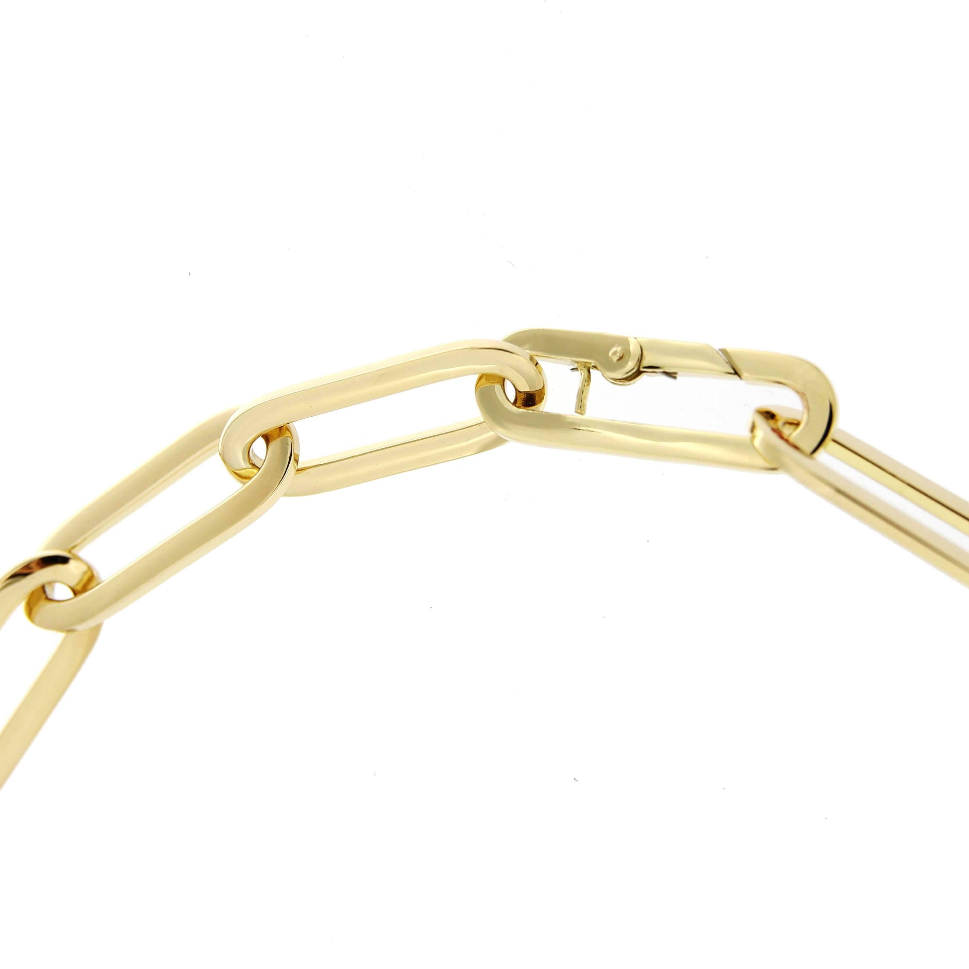 Women's Alex Jona 18 Karat Yellow Gold Link Chain Necklace