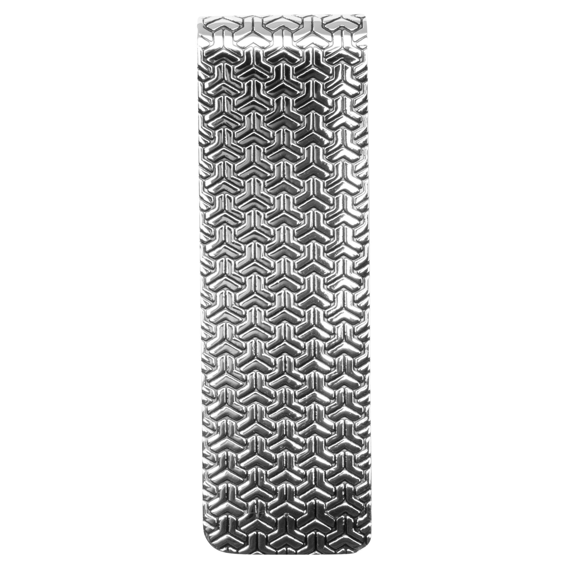 Pinza para billetes de hombre de plata de ley Alex Jona