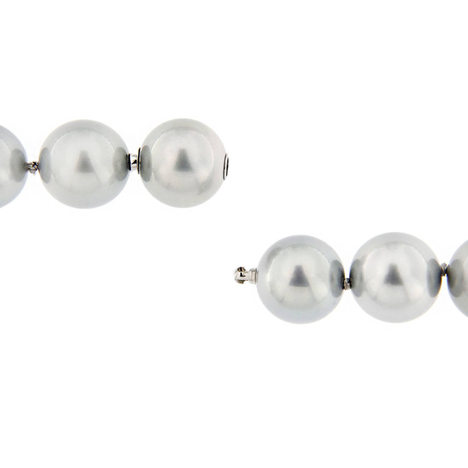 Women's Jona Tahiti Light Grey Pearl Necklace