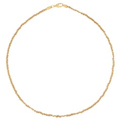 Alex Jona Gold-Plate Sterling Silver Woven Chain Necklace