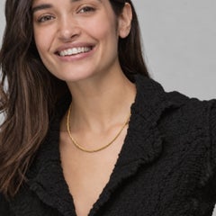 Alex Jona Gold-Plate Sterling Silver Woven Chain Necklace