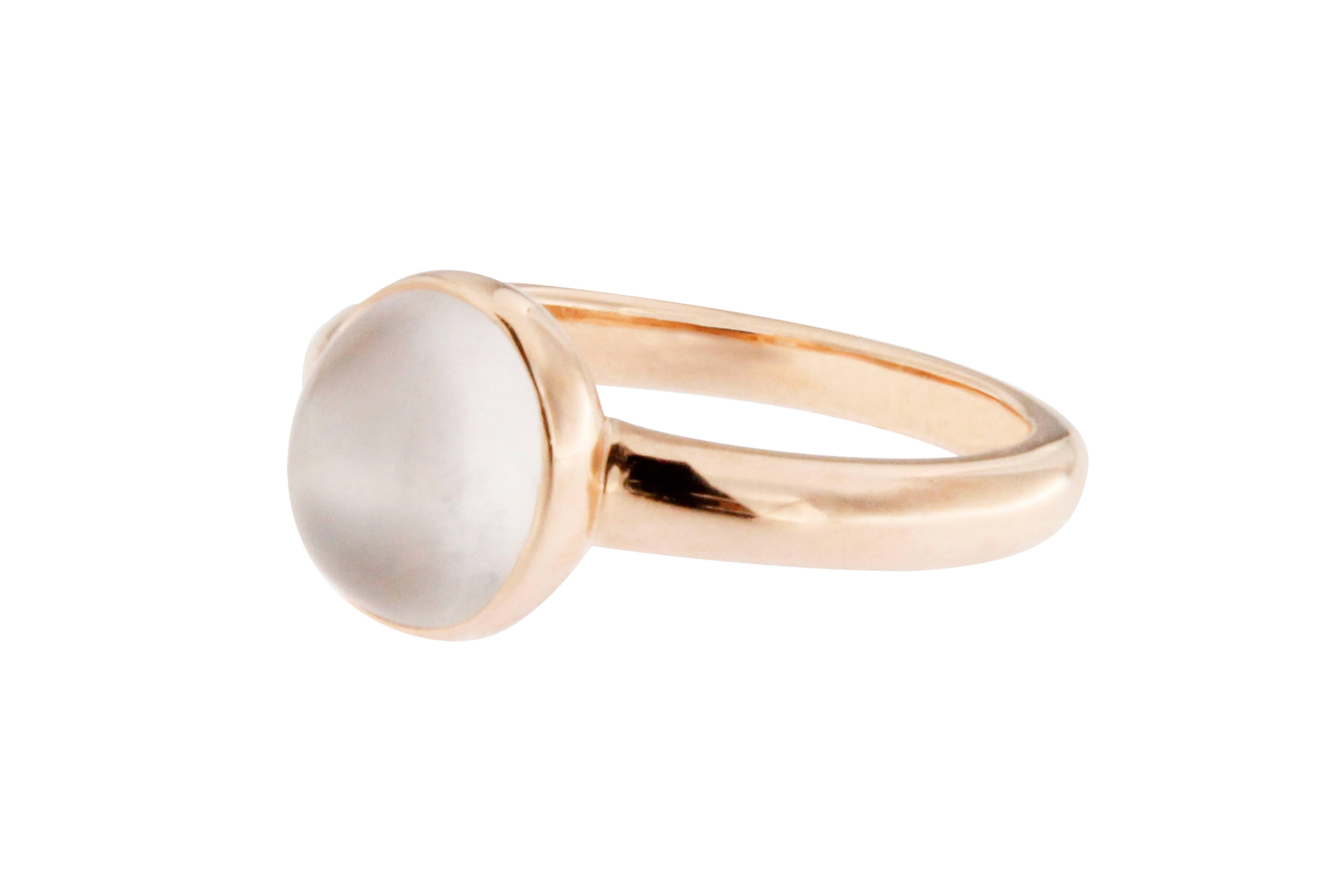 Women's Jona Moonstone Pink Gold Ring