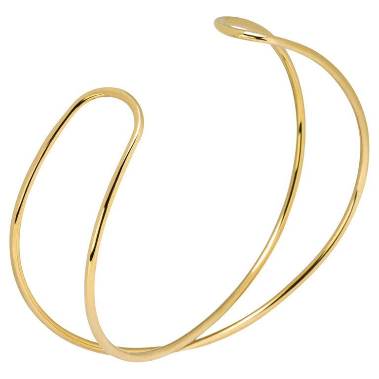 Alex Jona 18 Karat Yellow Gold Bangle Bracelet For Sale at 1stDibs ...