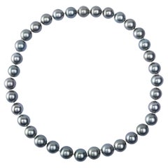 Alex Jona Tahiti Silver Grey Pearl Necklace