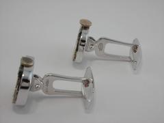 Jona Pair of Silver Watch Movement Cufflinks