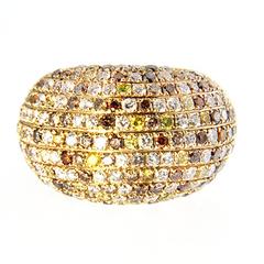 Jona Diamond Pave Gold Dome Ring