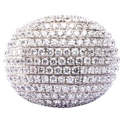 Alex Jona Anillo Cúpula Diamante Blanco Oro Blanco 18 Kilates