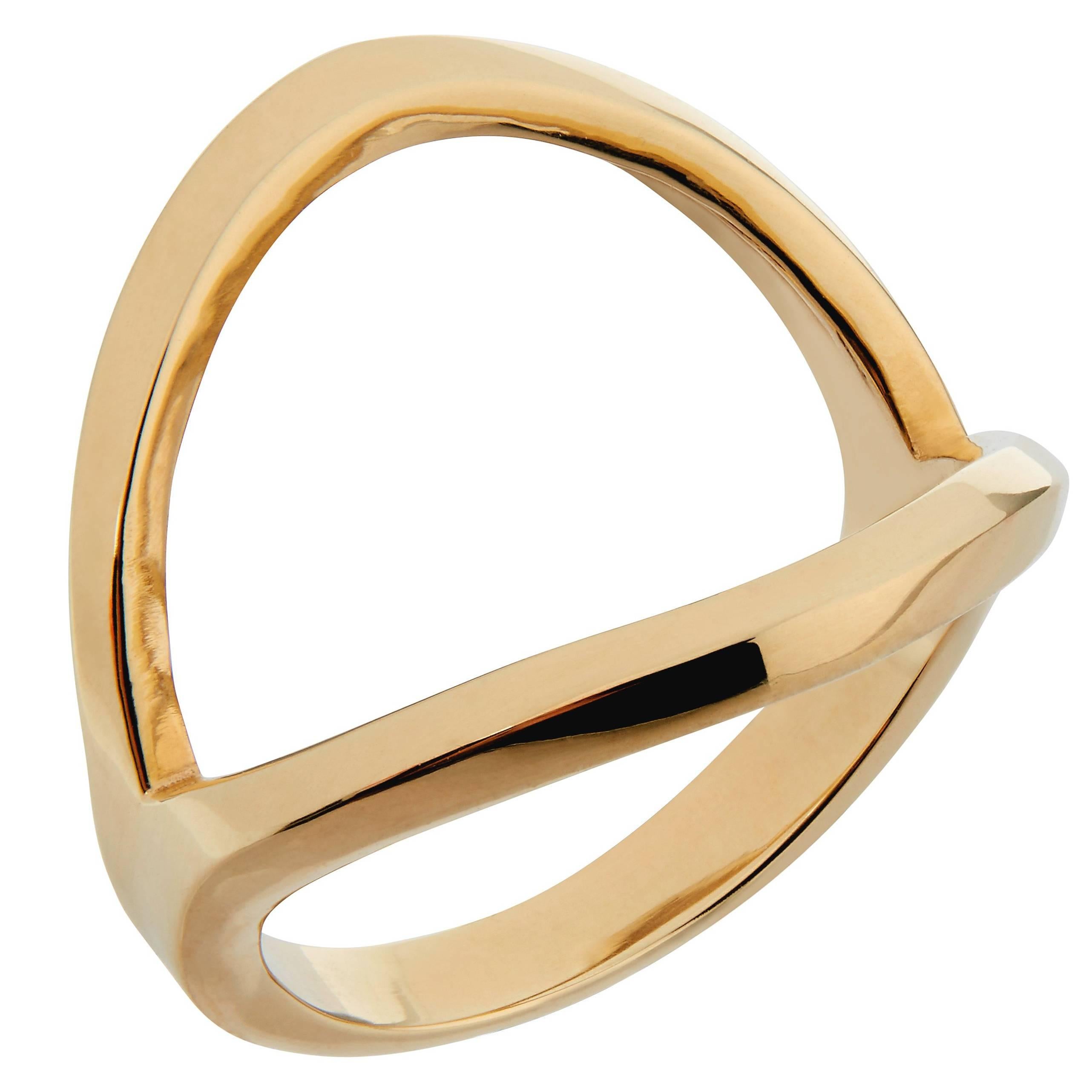 Zara Simon Ibiza Yellow Gold Ring For Sale