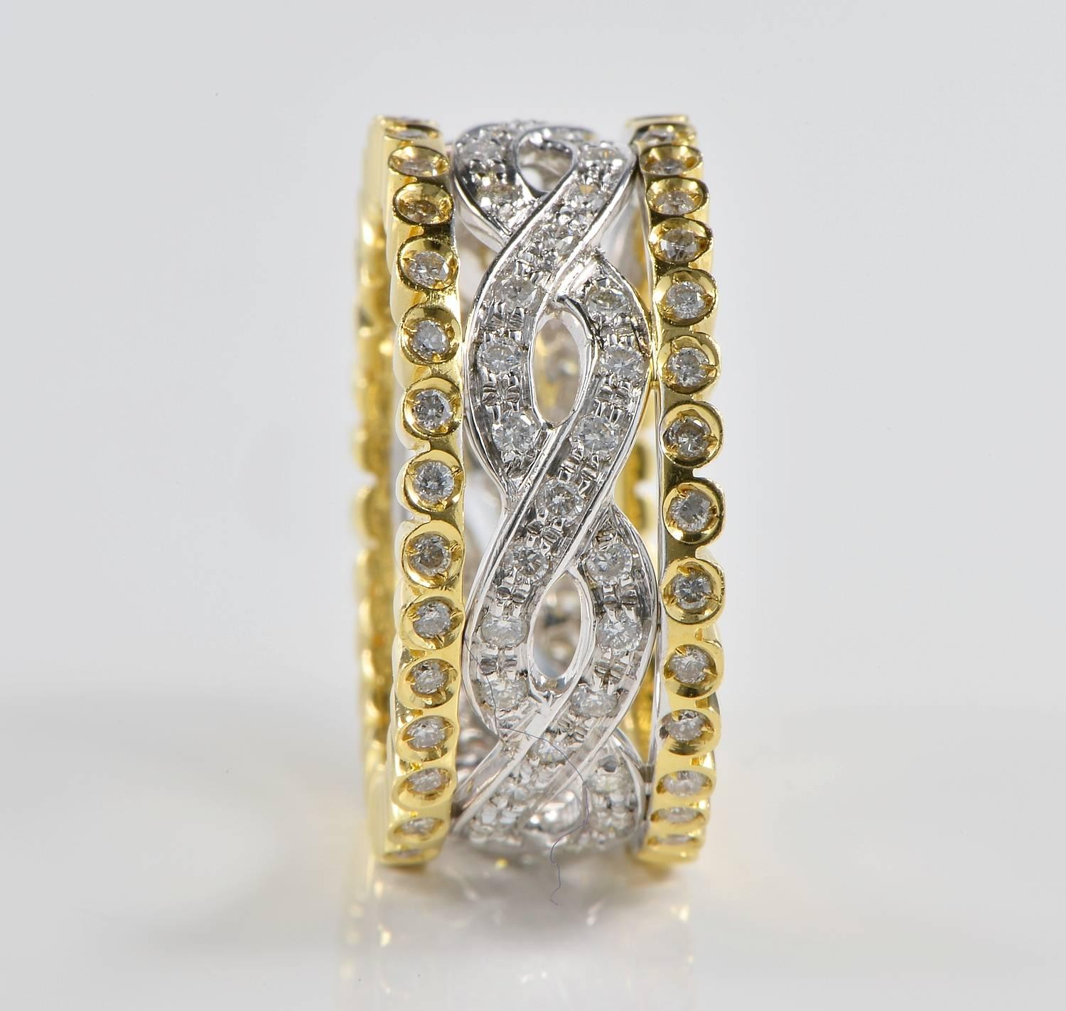 Women's 2.20 Carat Diamond Eternity Ring