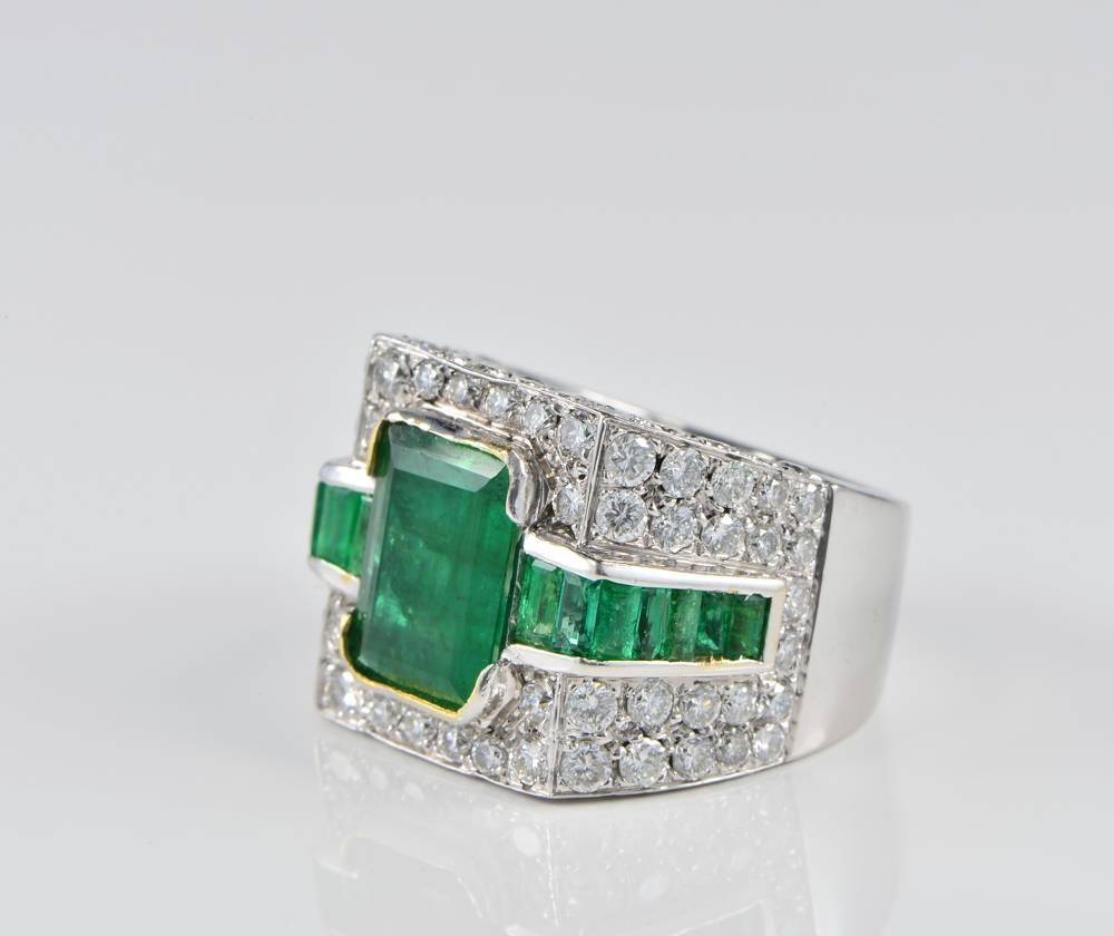 big emerald ring