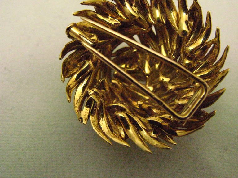 Women's Hermes Gold Brooch For Sale