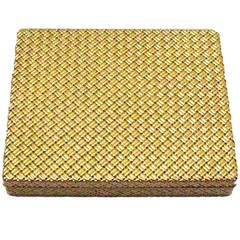 Van Cleef & Arpels Gold Compact Box
