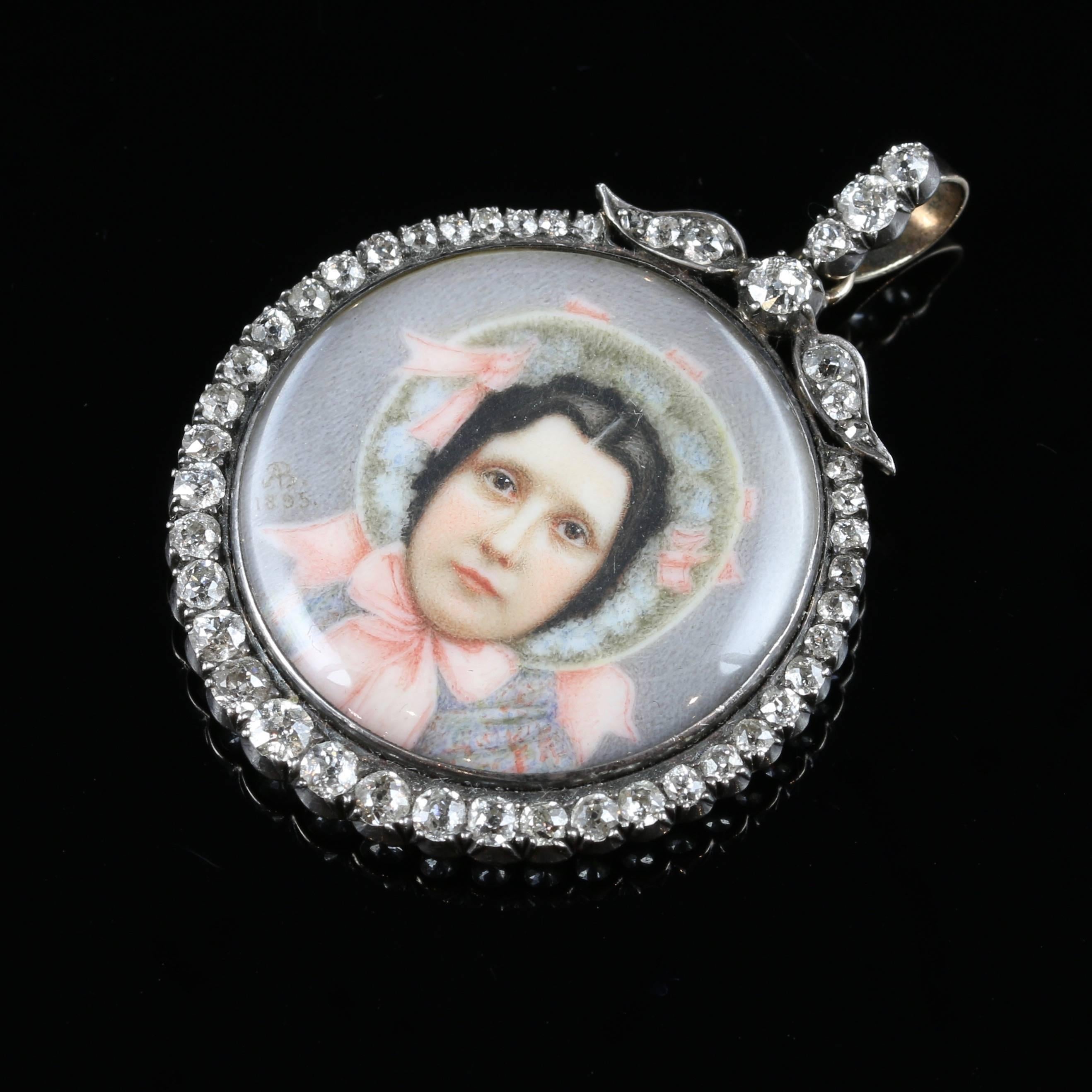 Suffragette Diamond Gold Silver Pendant Sybil Thomas Viscountess Rhondda Pendant 2