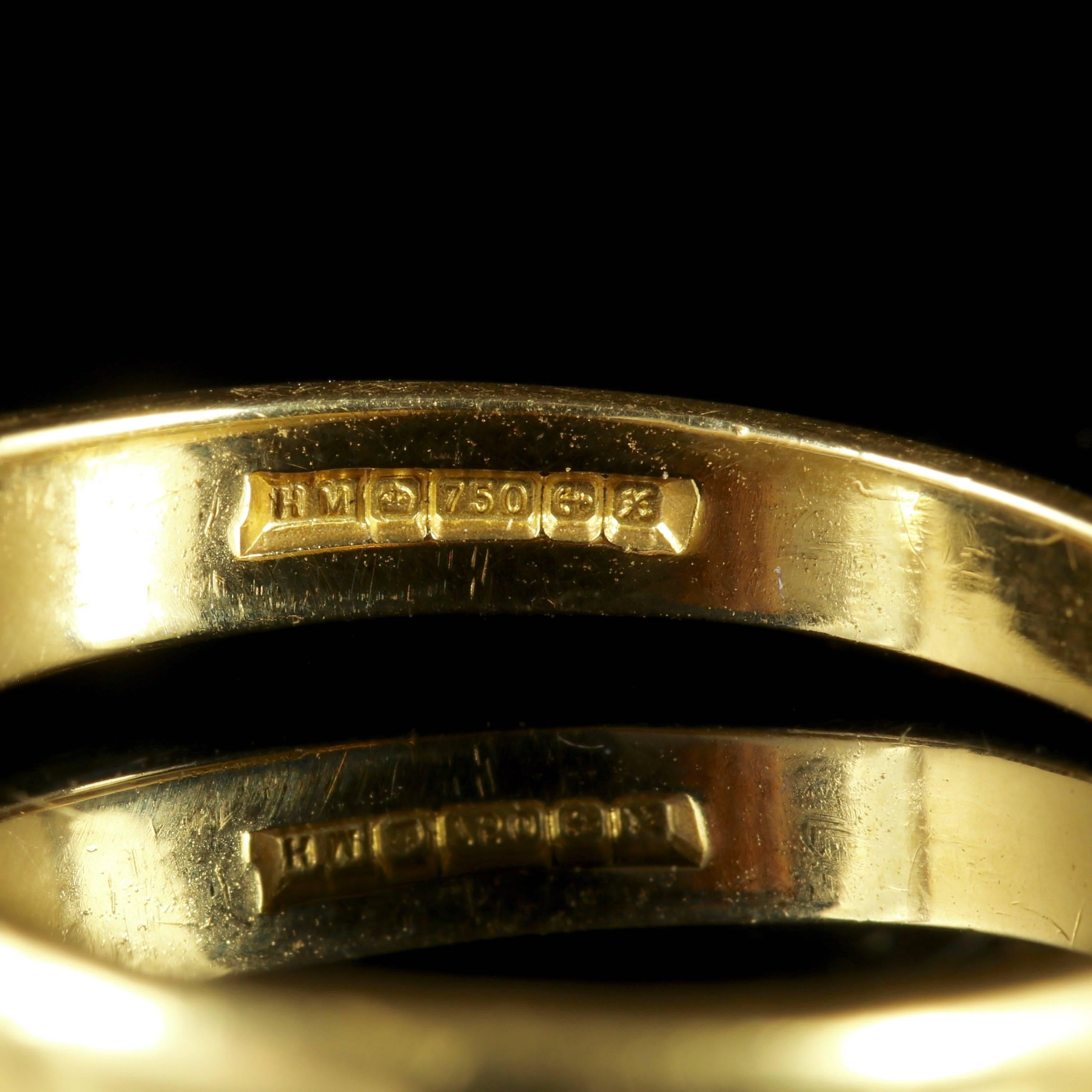18 carat gold solitaire diamond ring