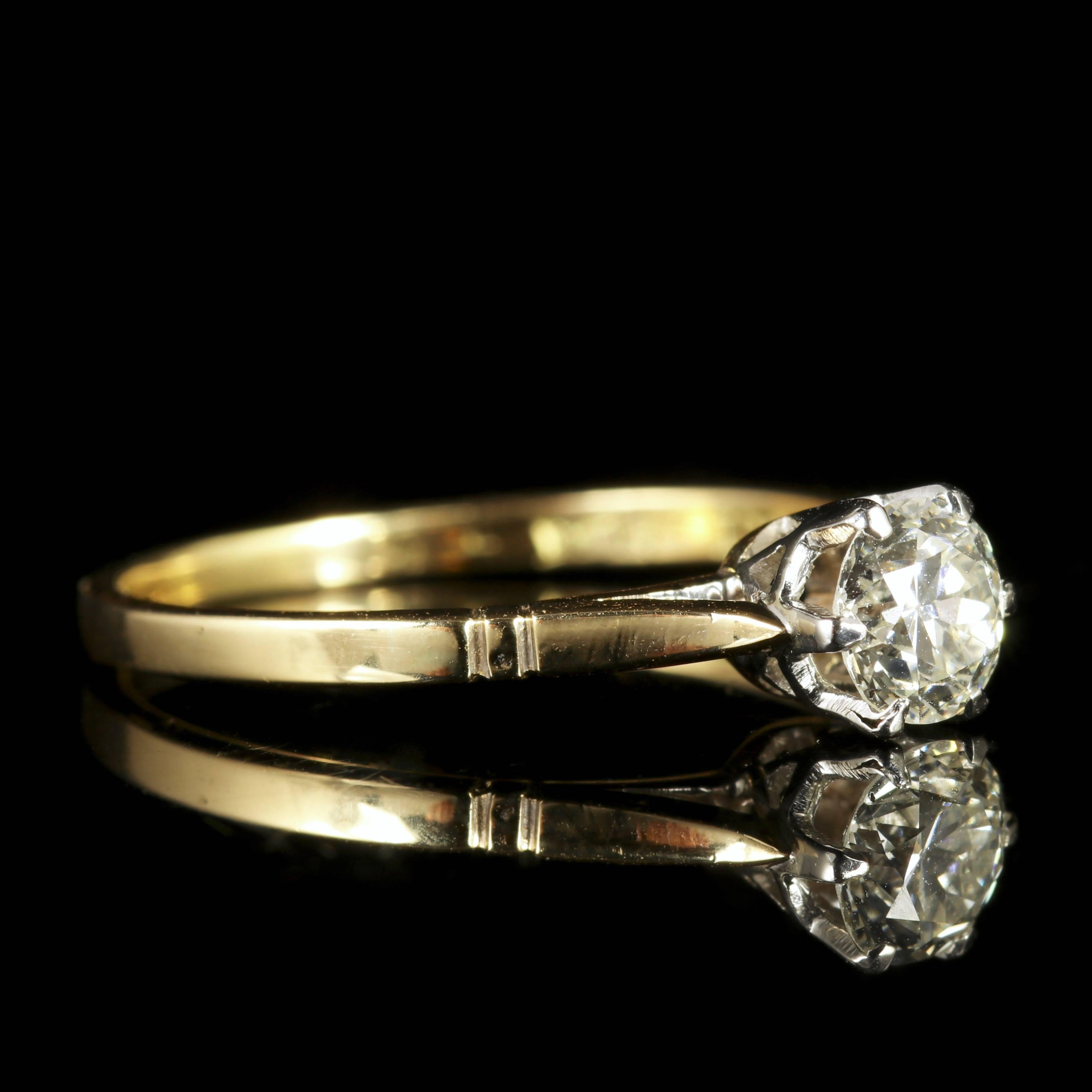 18 carat gold diamond ring