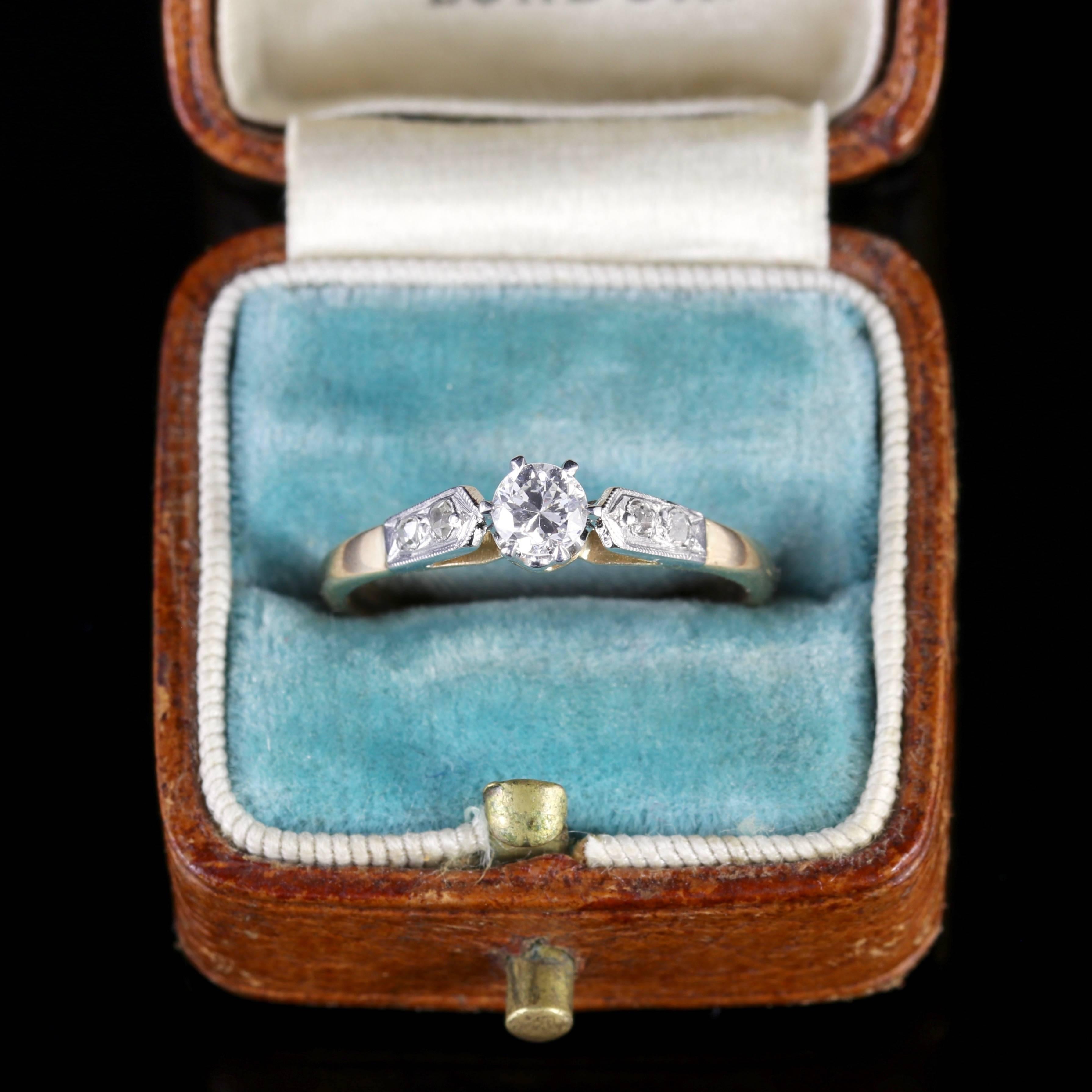 Antique Edwardian Diamond Engagement Ring, circa 1915 3