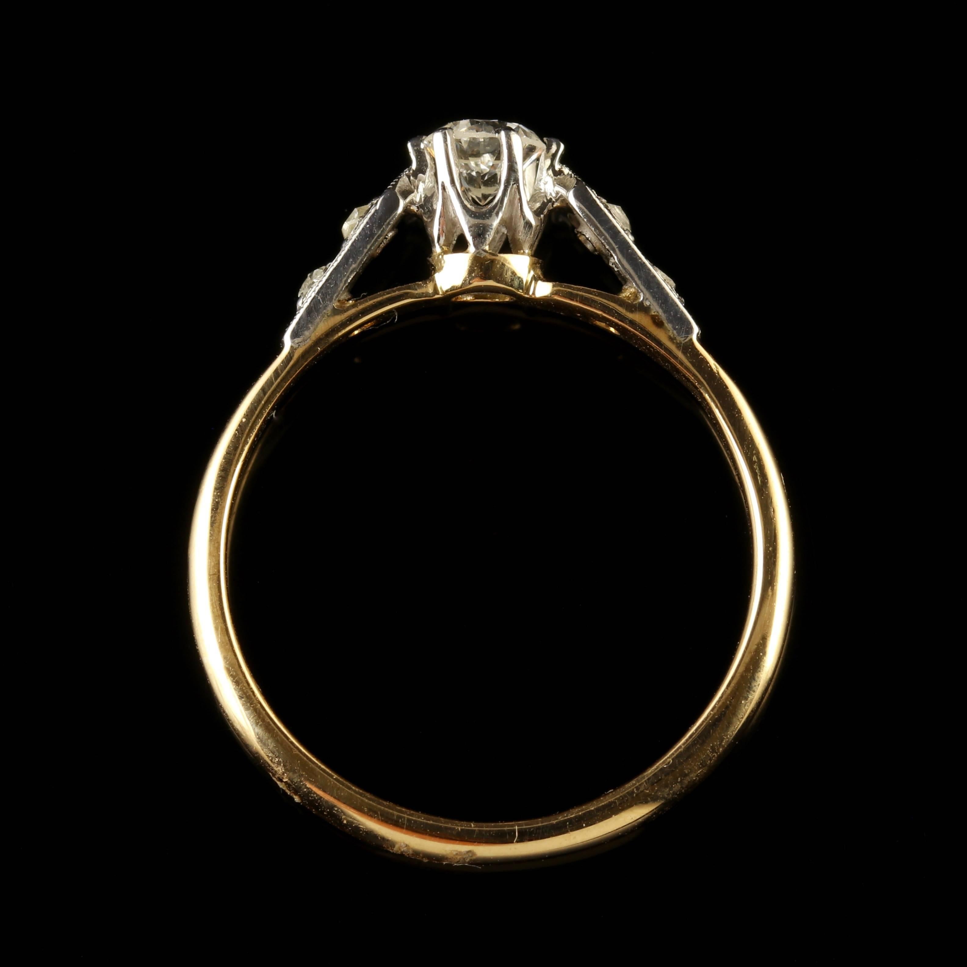 Antique Edwardian Diamond Engagement Ring, circa 1915 2