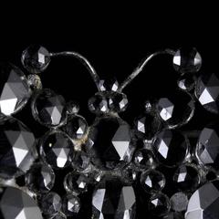 Antique Victorian French Jet Butterfly Brooch