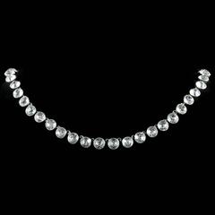 Antique Georgian Silver Paste Necklace, circa 1790