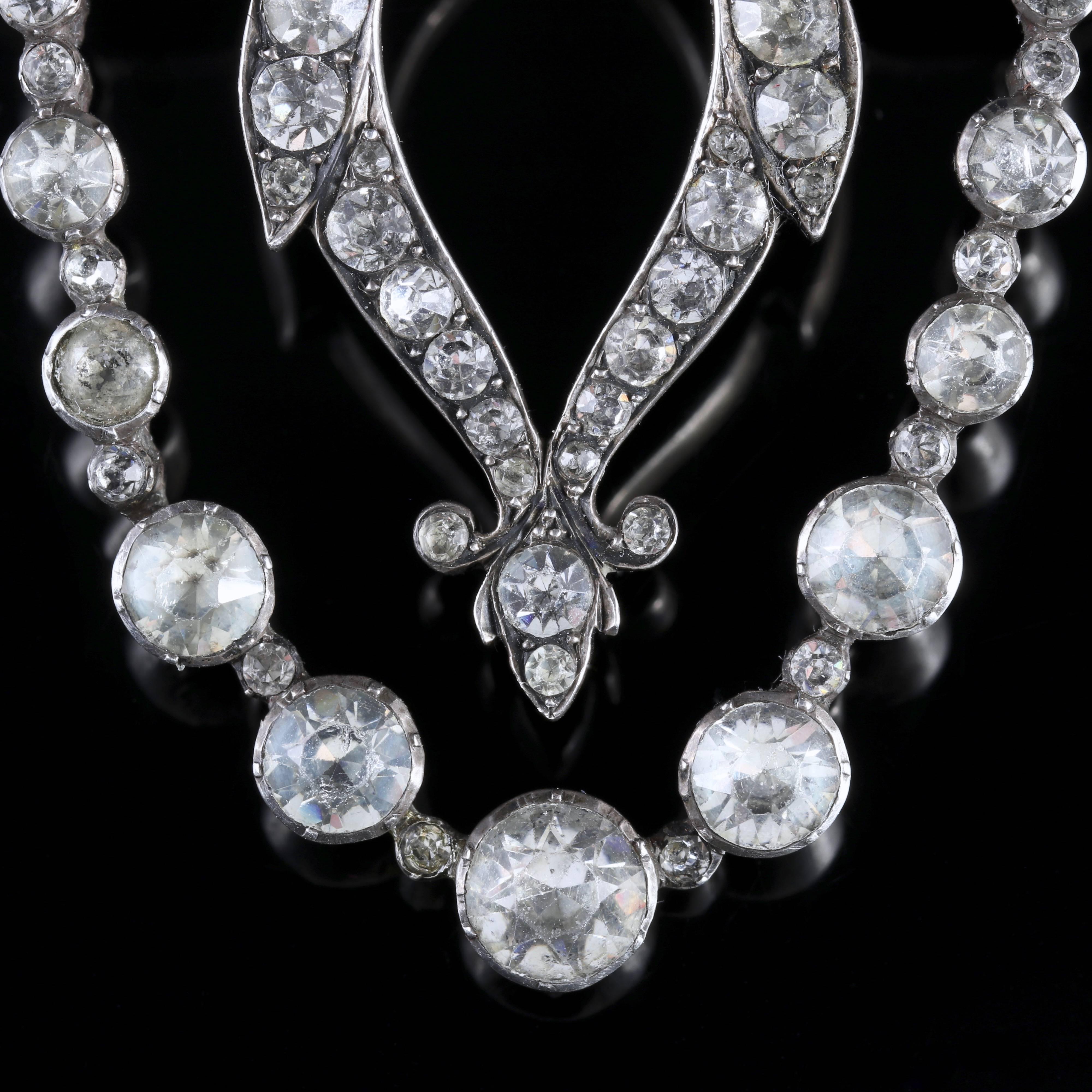 large silver brooch