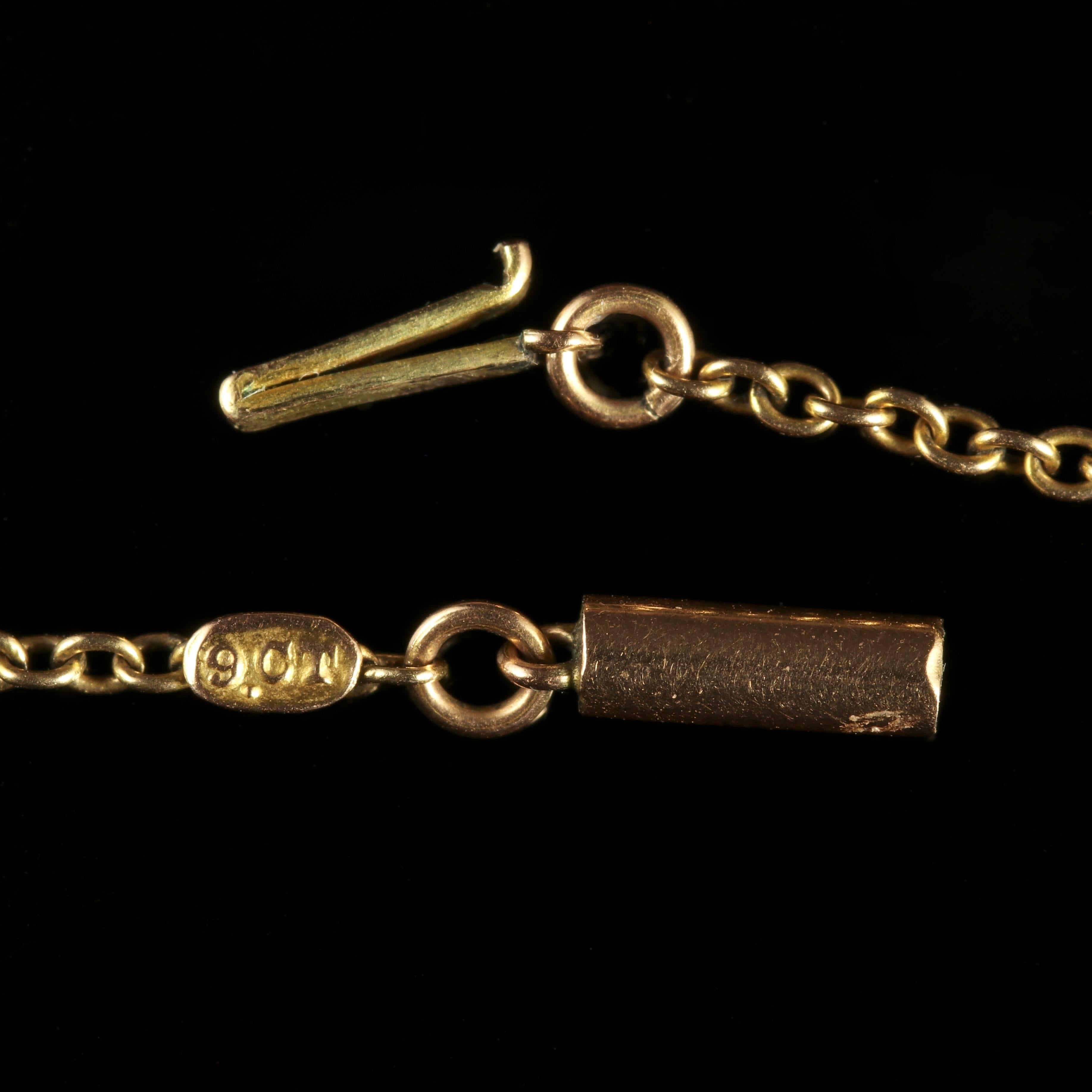 Antique Victorian Peridot Pearl Gold Pendant Necklace, circa 1900 4