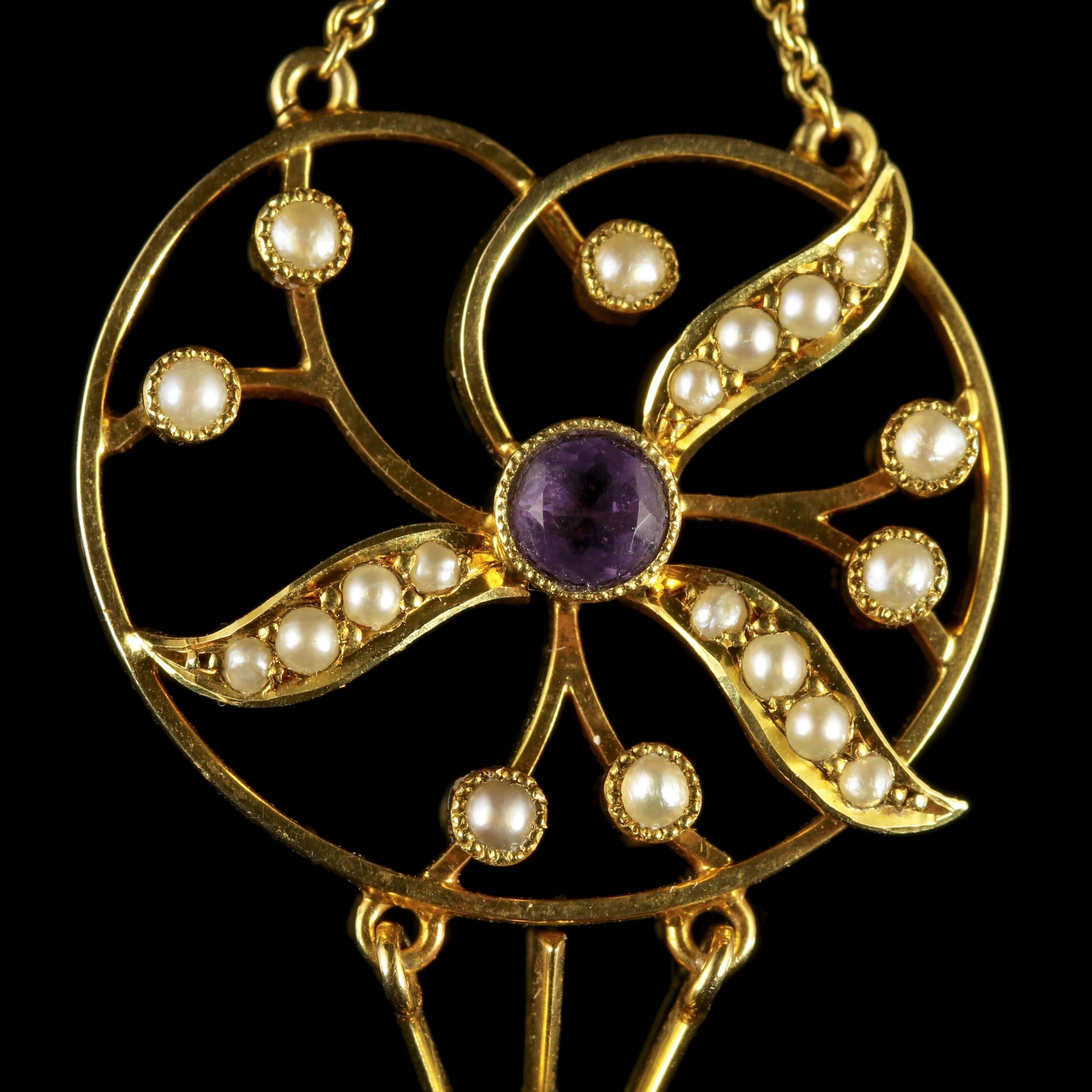 To read more please click continue reading below-

This fabulous antique 15ct Gold Suffragette pendant is genuine Victorian, Circa 1900. 

Suffragettes liked to be depicted as feminine, their jewellery was chosen to counter the stereotypes put