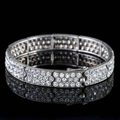 Antique Victorian French Paste Bracelet, circa 1900