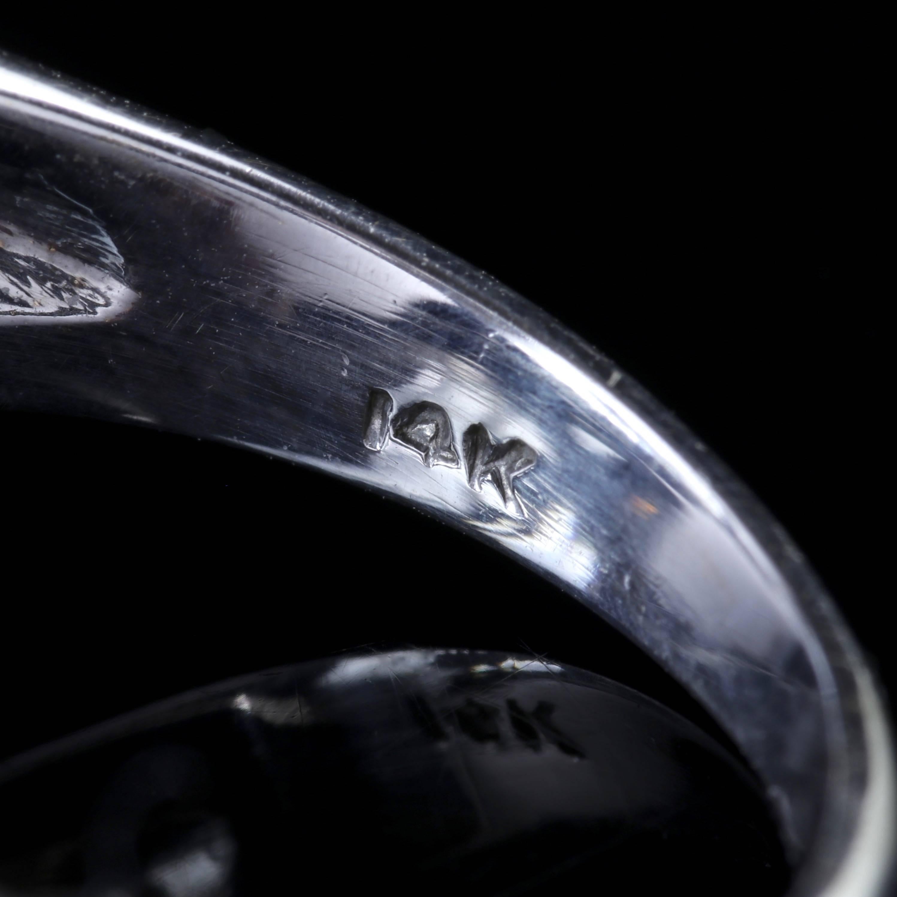 Art Deco Large 28 Carat Aquamarine Diamond Ring In Excellent Condition In Lancaster, Lancashire