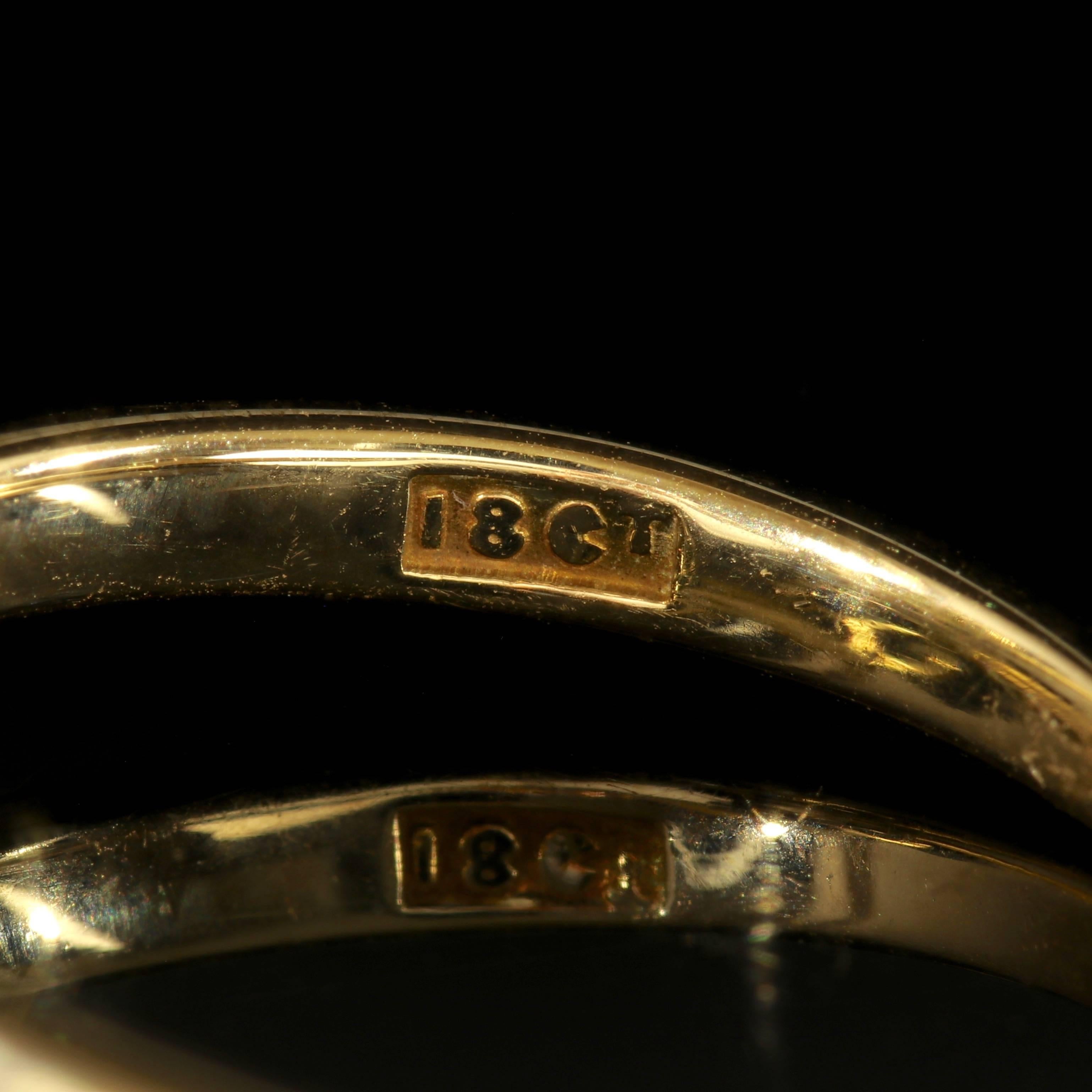 Women's Antique Edwardian Diamond Twist Engagement Ring, circa 1910