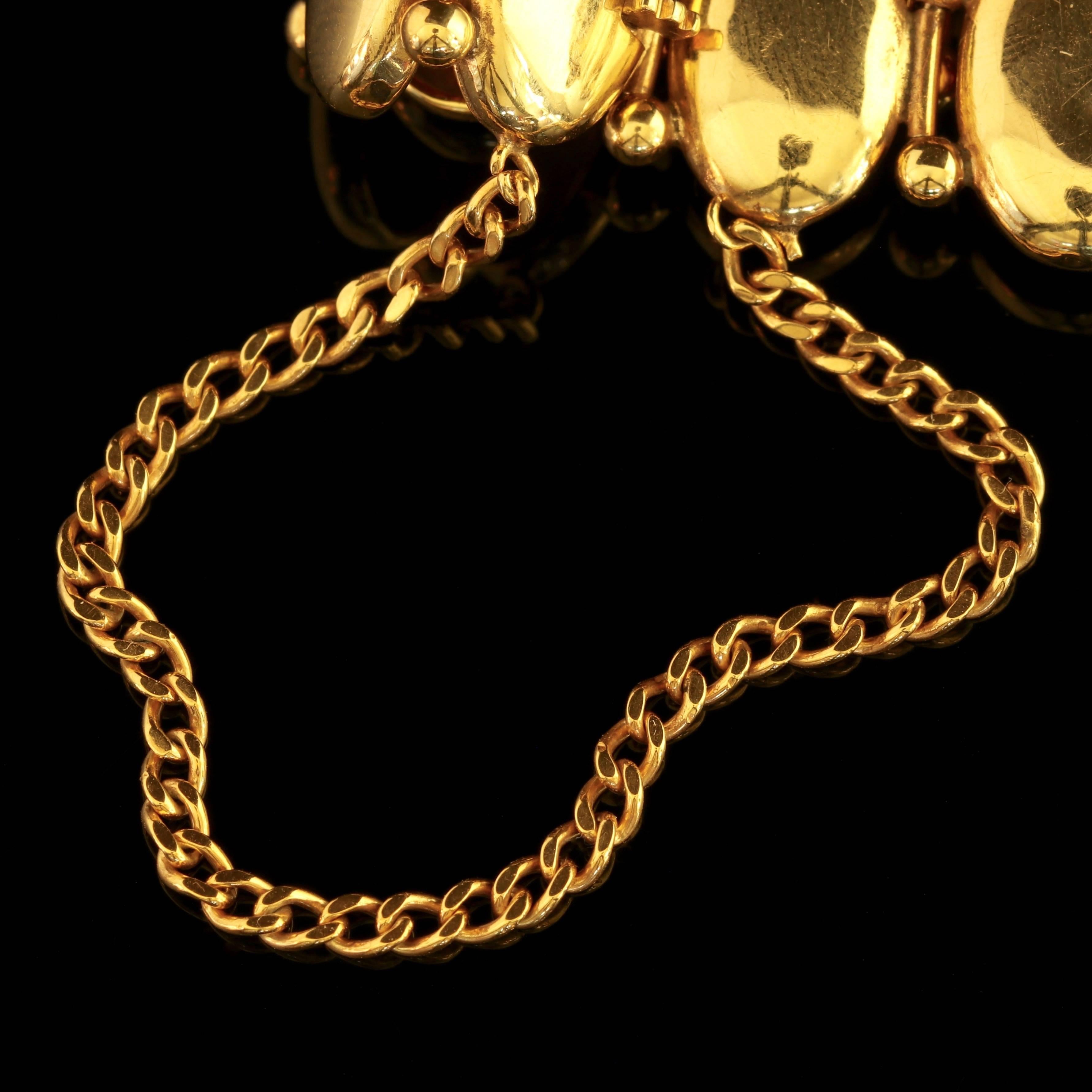 Antique Victorian Gold Diamond Lion Bracelet, circa 1860 1