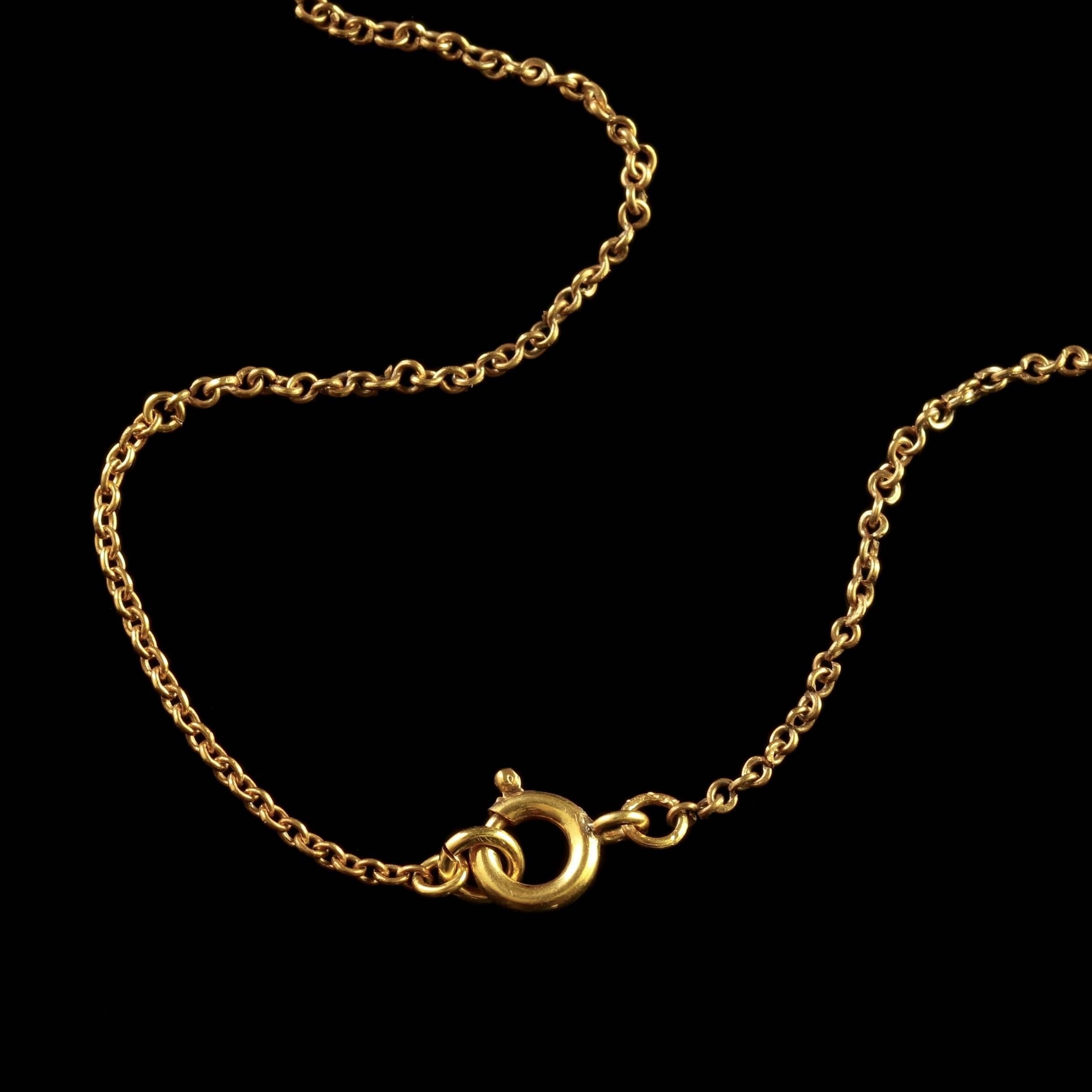 Antique Victorian Gold Moonstone Garland Necklace, circa 1900 2