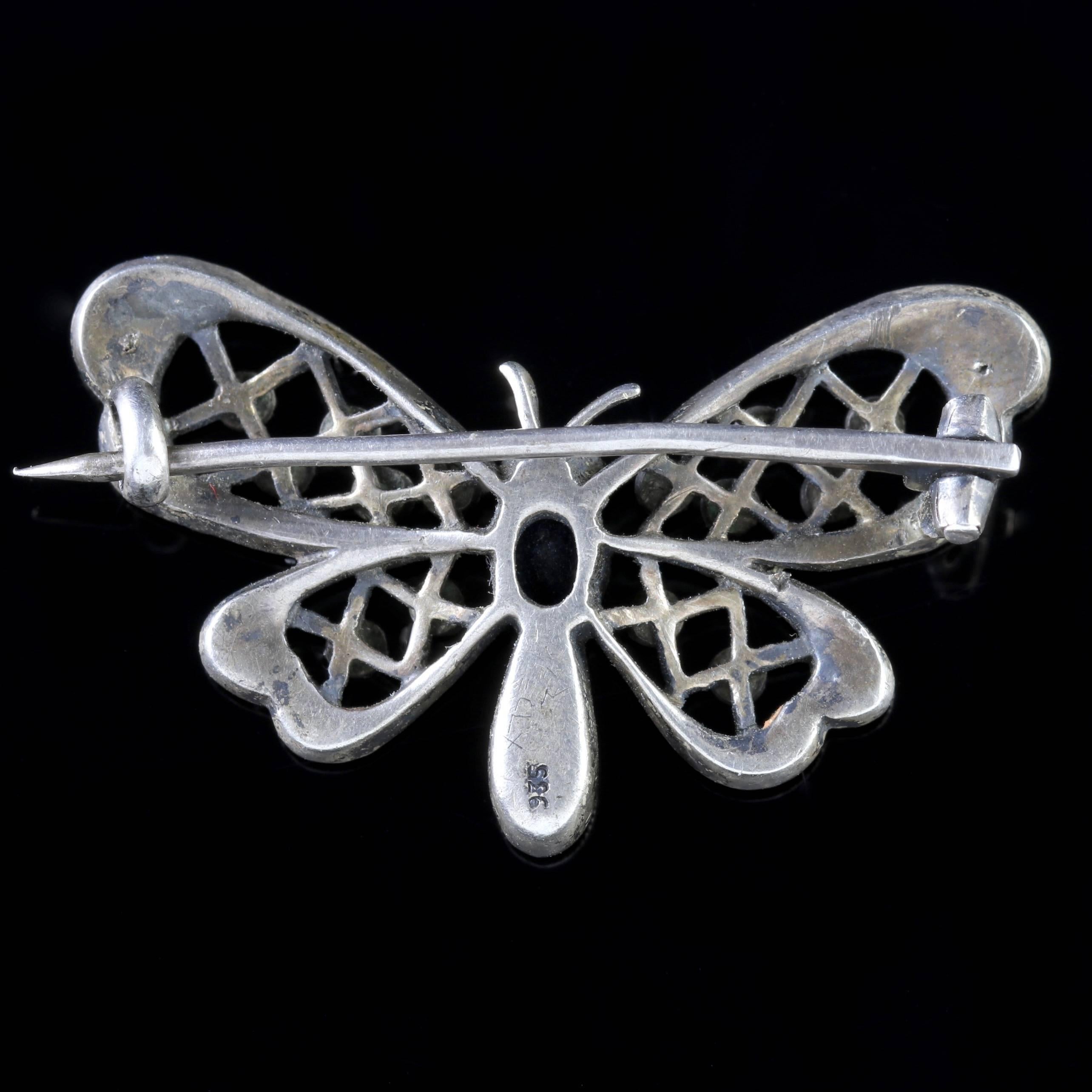 victorian butterfly brooch