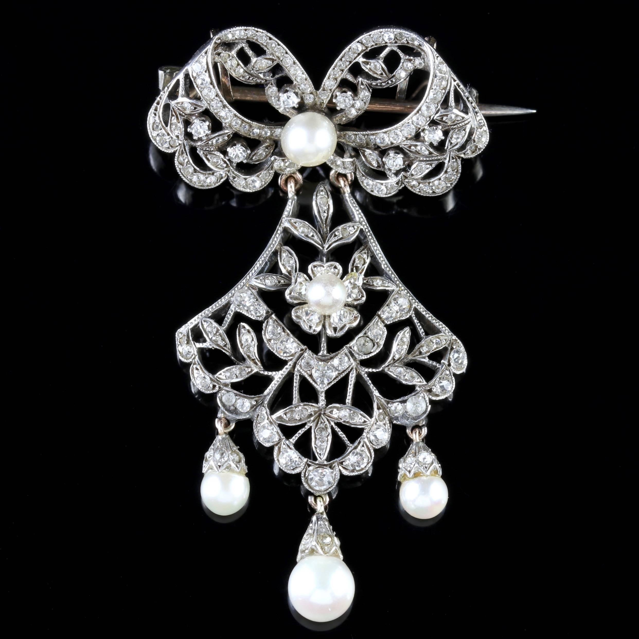 To read more please click continue reading below-

This magnificent antique French Belle Epoque Brooch is genuine Victorian Circa 1900. 

The Belle Époque, or the ‘Beautiful era’ spanned three distinct jewellery periods from 1890 -1915. This was a