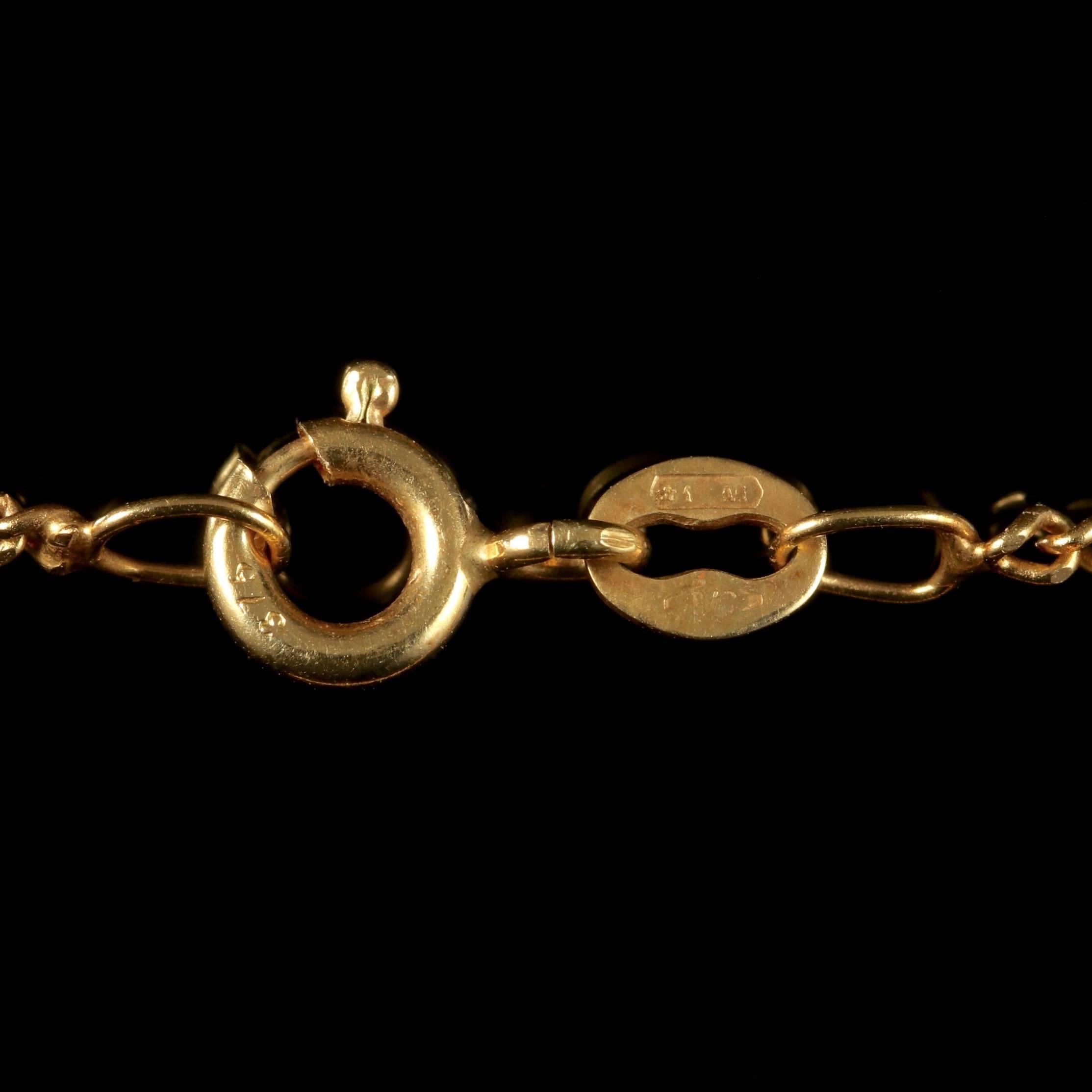 Antique Victorian Gold Turquoise Locket Pendant Necklace, circa 1880 5