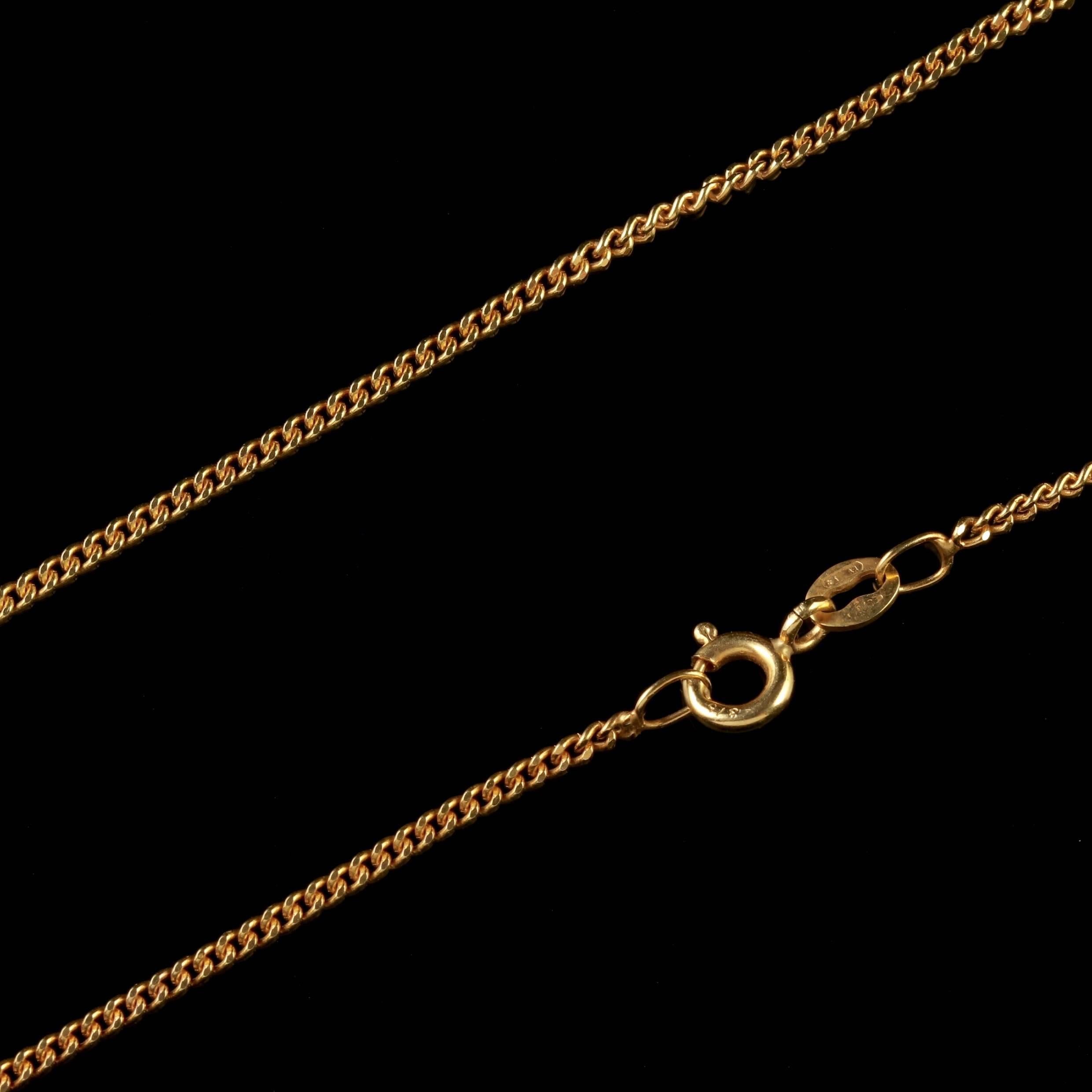 Antique Victorian Gold Turquoise Locket Pendant Necklace, circa 1880 4