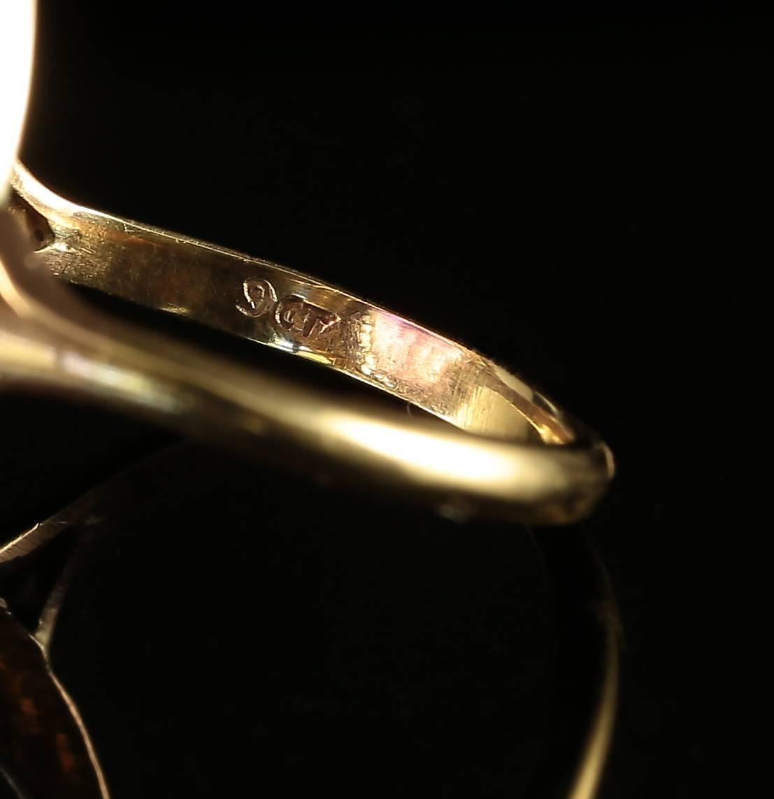 Women's or Men's Antique Victorian Amethyst Diamond Ring, circa 1900 16 Carat Amethyst For Sale
