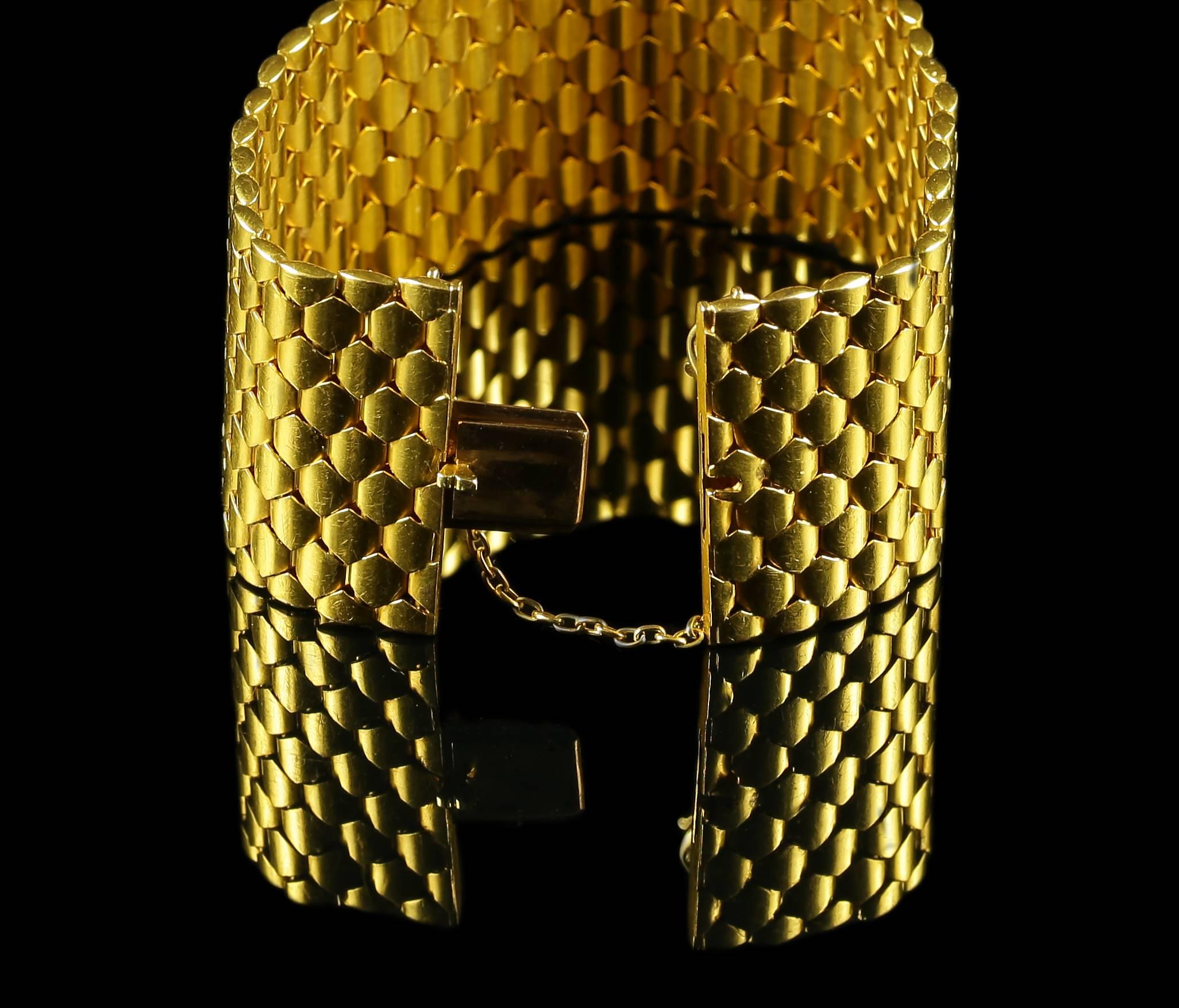Antique Gold Bracelet Boxed 18 Carat Bracelet Hancocks Jeweller to Lady Diana 4