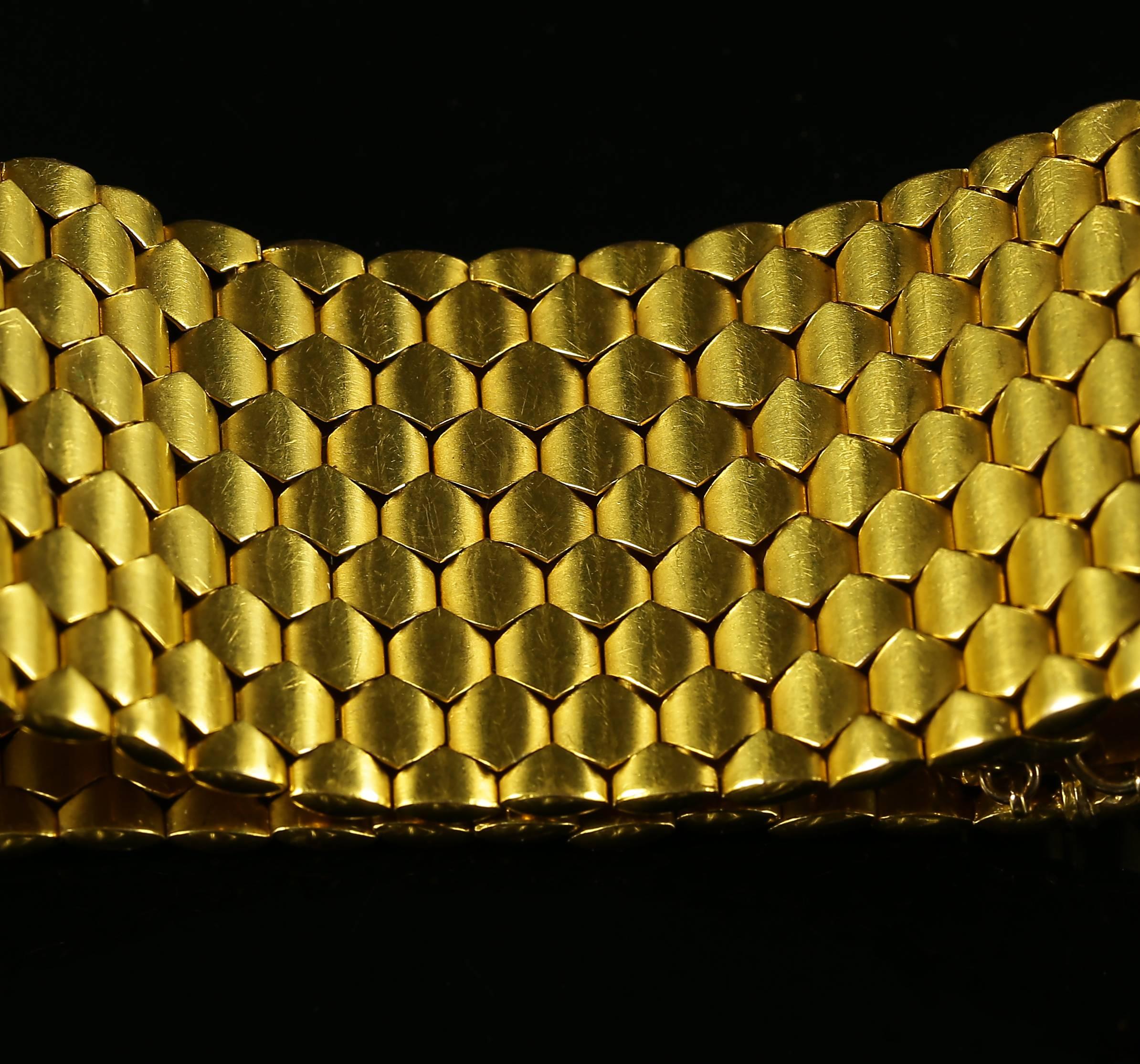 Antique Gold Bracelet Boxed 18 Carat Bracelet Hancocks Jeweller to Lady Diana 1