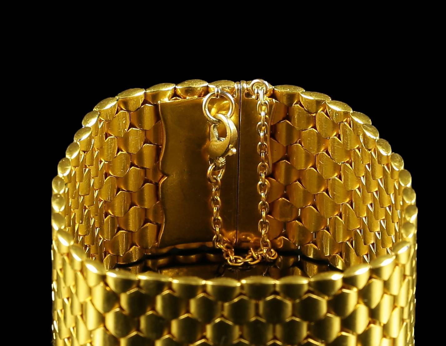 Antique Gold Bracelet Boxed 18 Carat Bracelet Hancocks Jeweller to Lady Diana 2