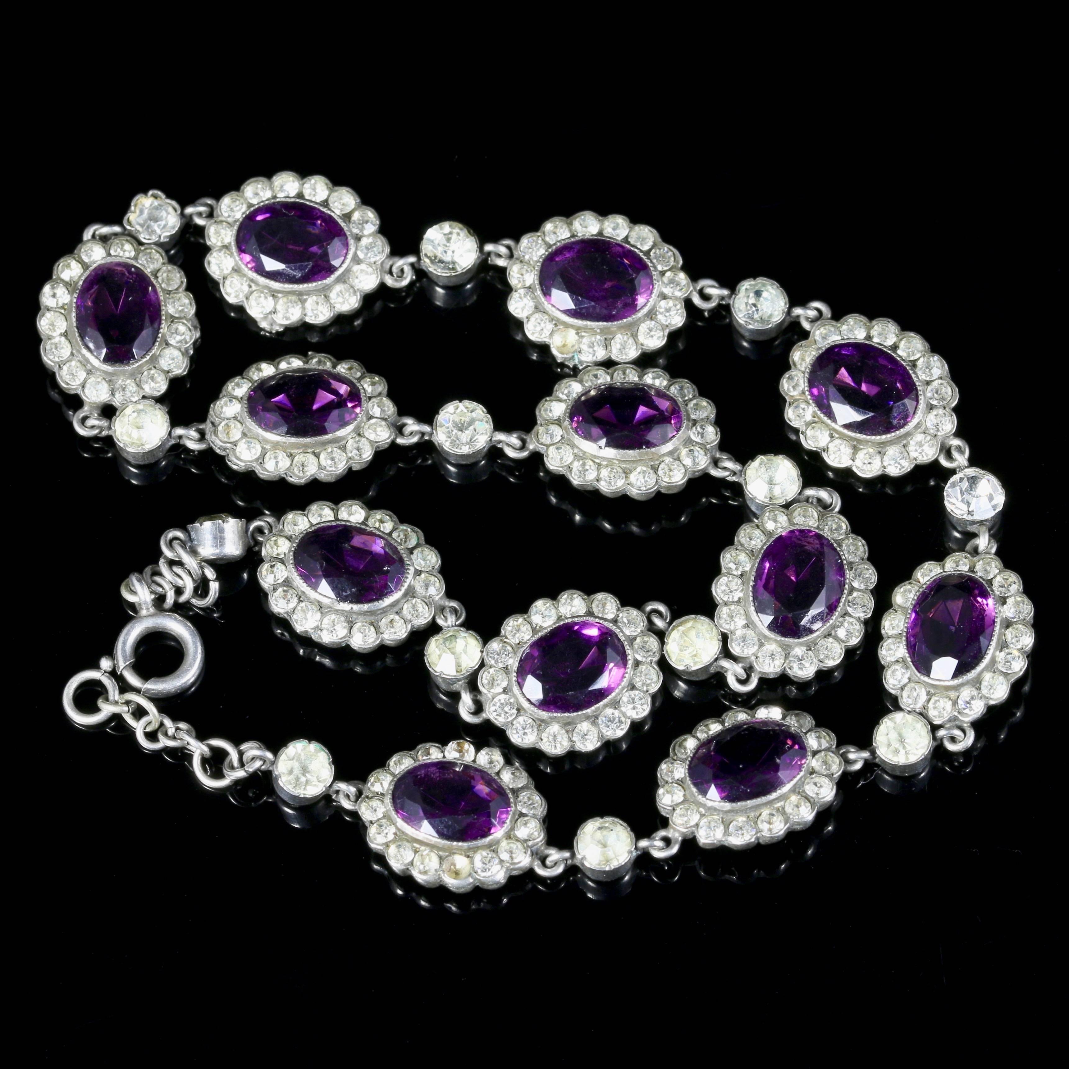 amethyst collar necklace