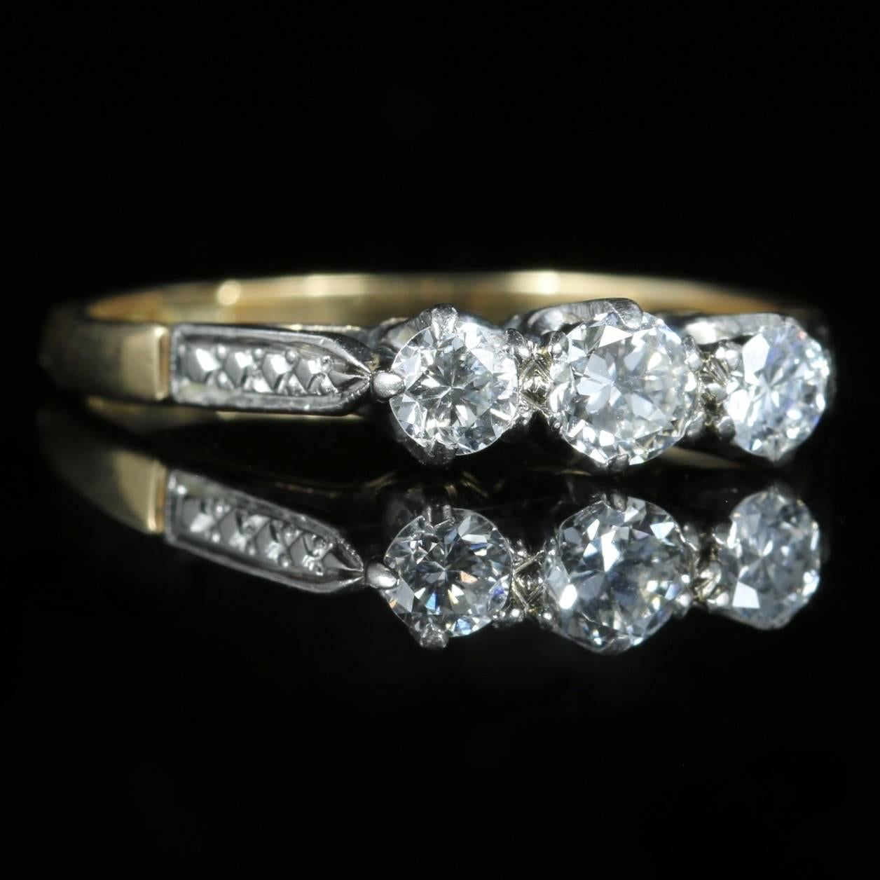 diamond trilogy ring antique
