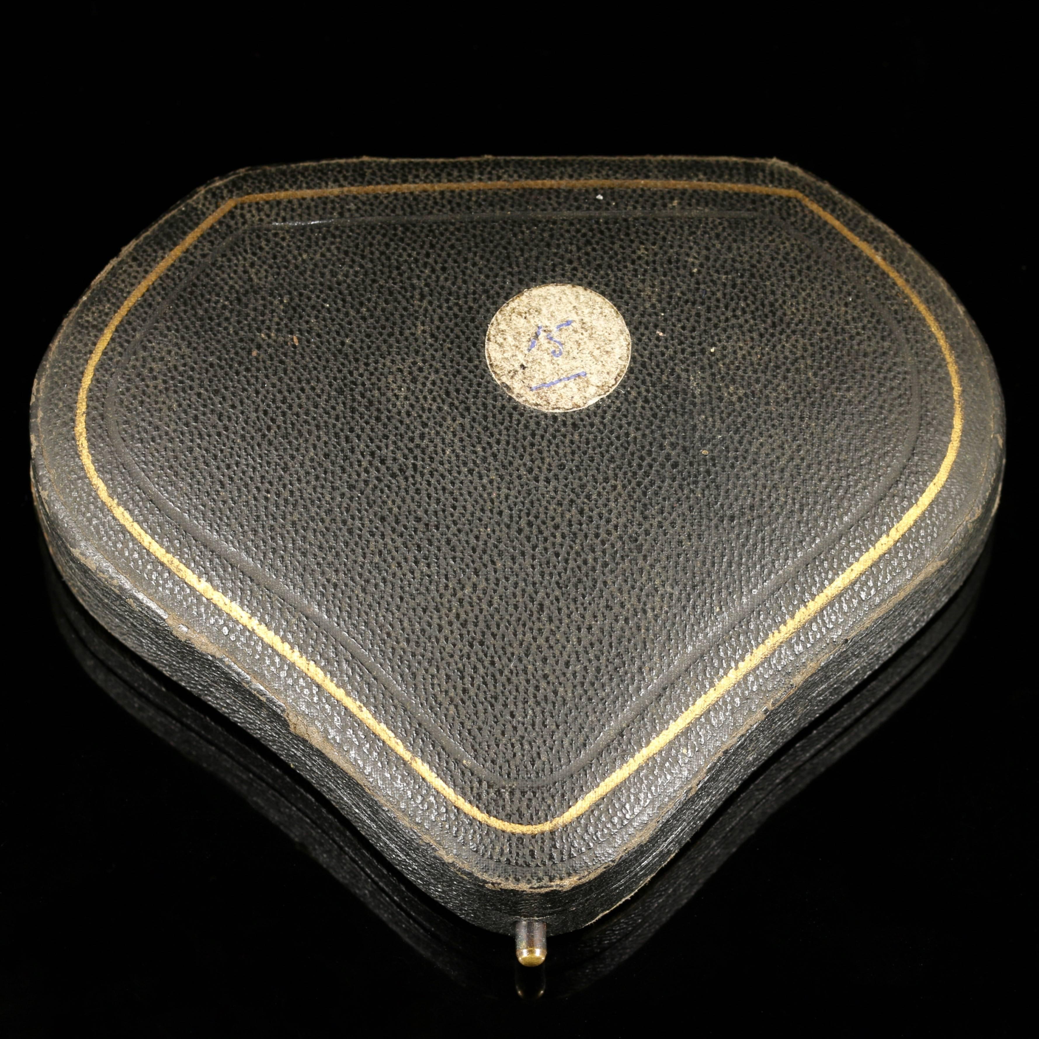 Antique Victorian Pearl Gold Sweetheart Heart Bracelet 5