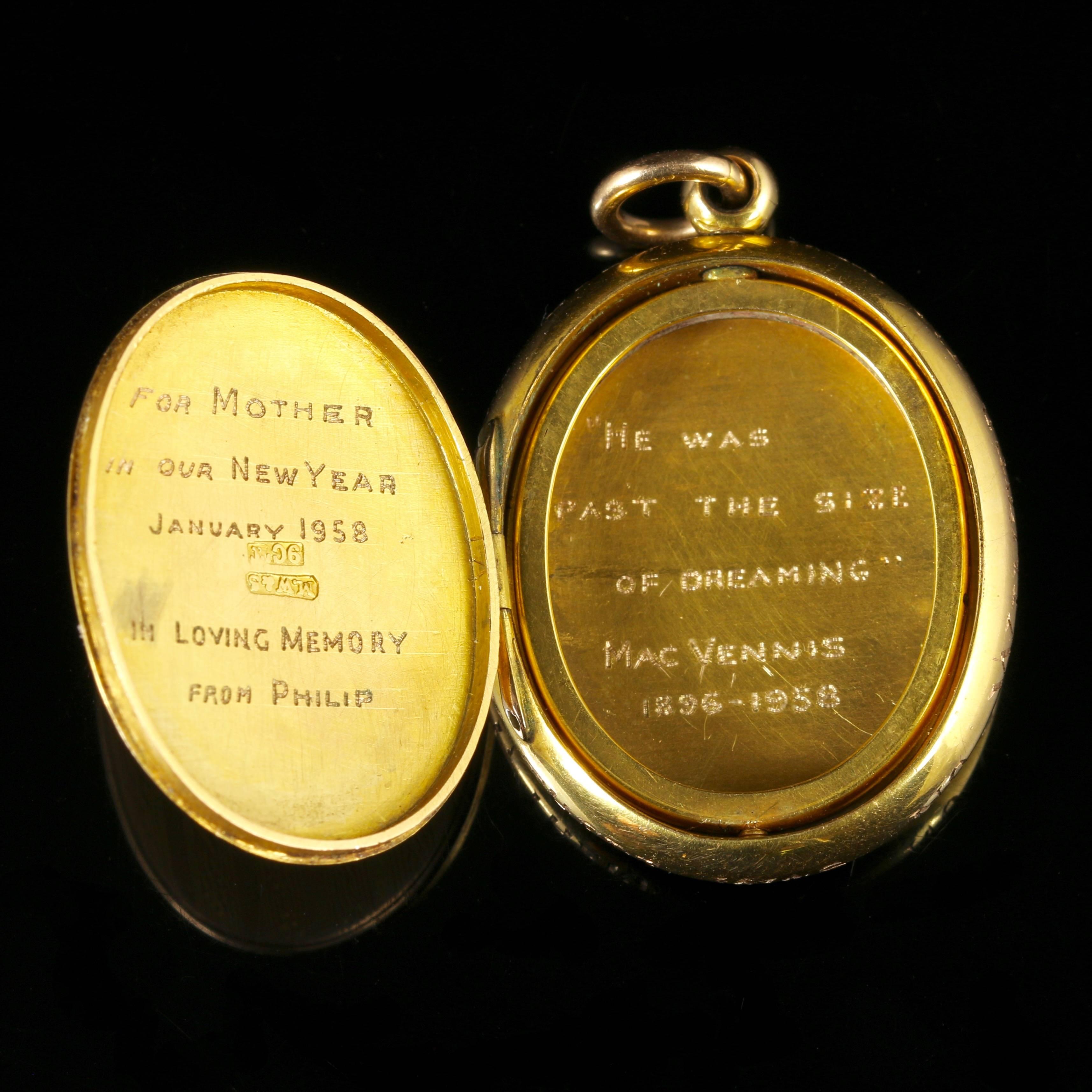 Antique Victorian Gold, circa 1900 Family Locket For Sale 2